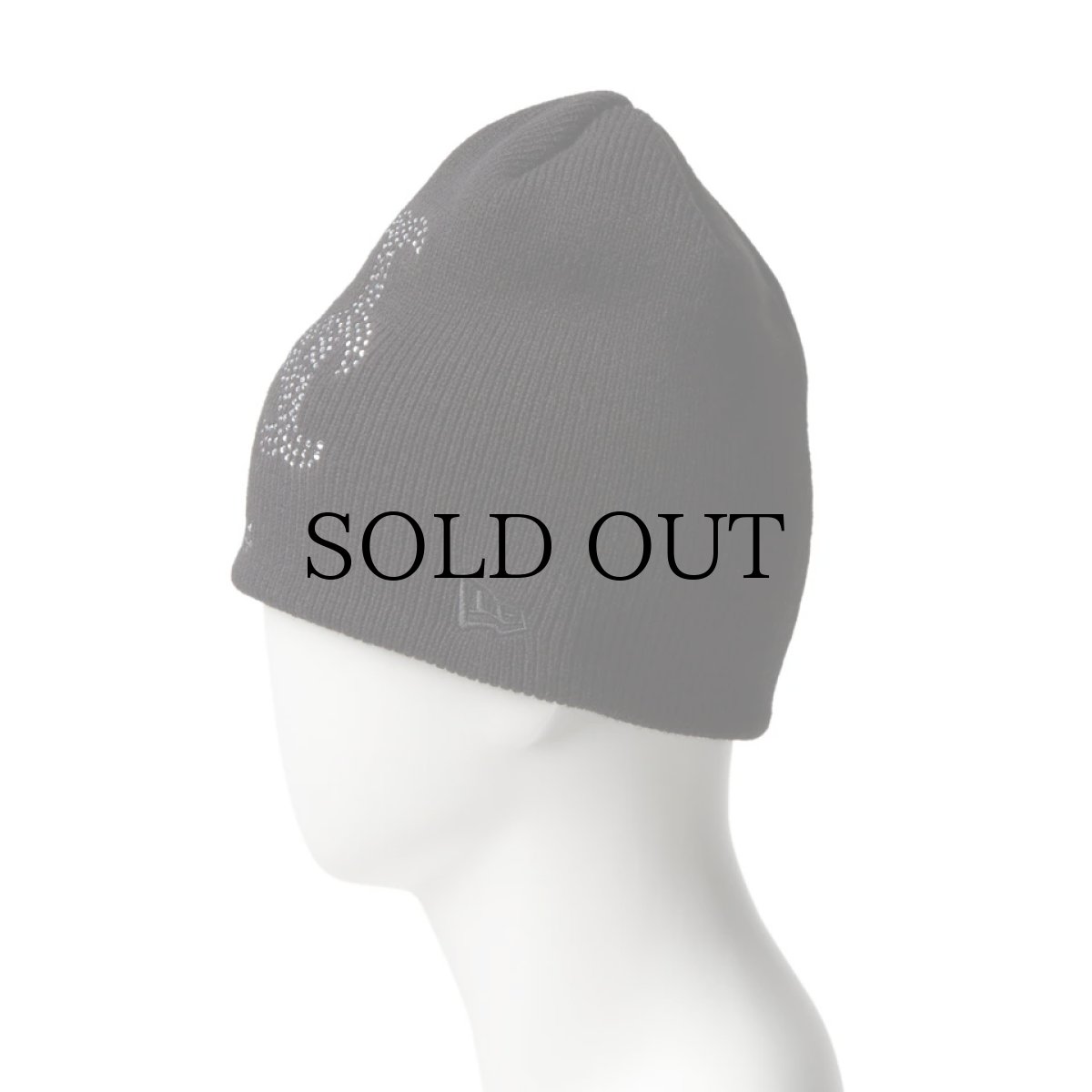 画像5: NEW ERA / ベーシック ビーニー Rhinestone ビッグロゴ ニューヨーク・メッツ (5)