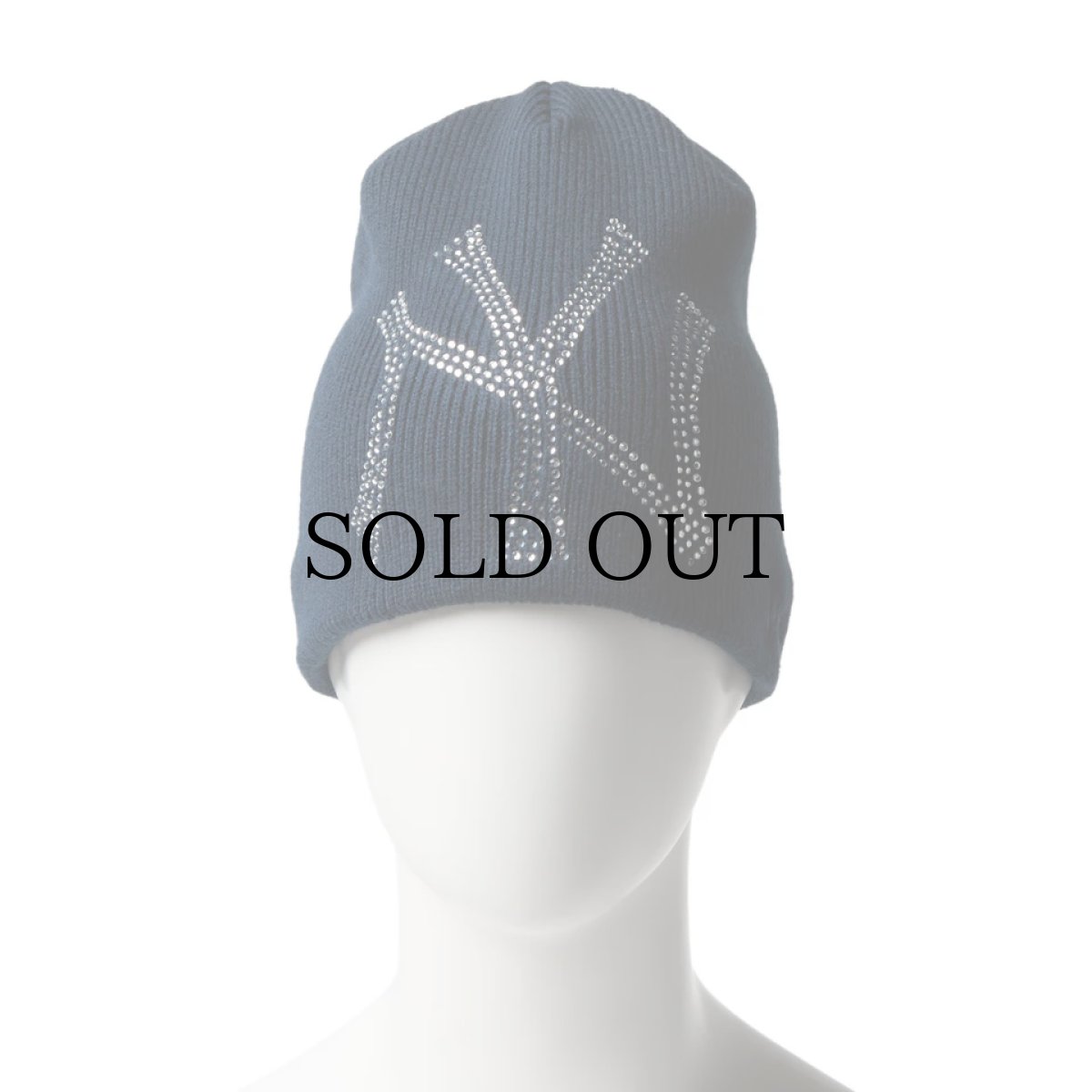 画像5: NEW ERA / ベーシック ビーニー Rhinestone ビッグロゴ ニューヨーク・ヤンキース (5)