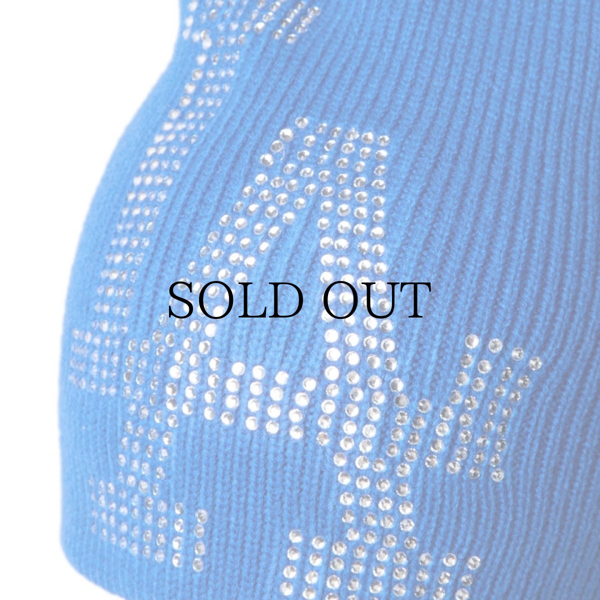 画像2: NEW ERA / ベーシック ビーニー Rhinestone ビッグロゴ ロサンゼルス・ドジャース (2)