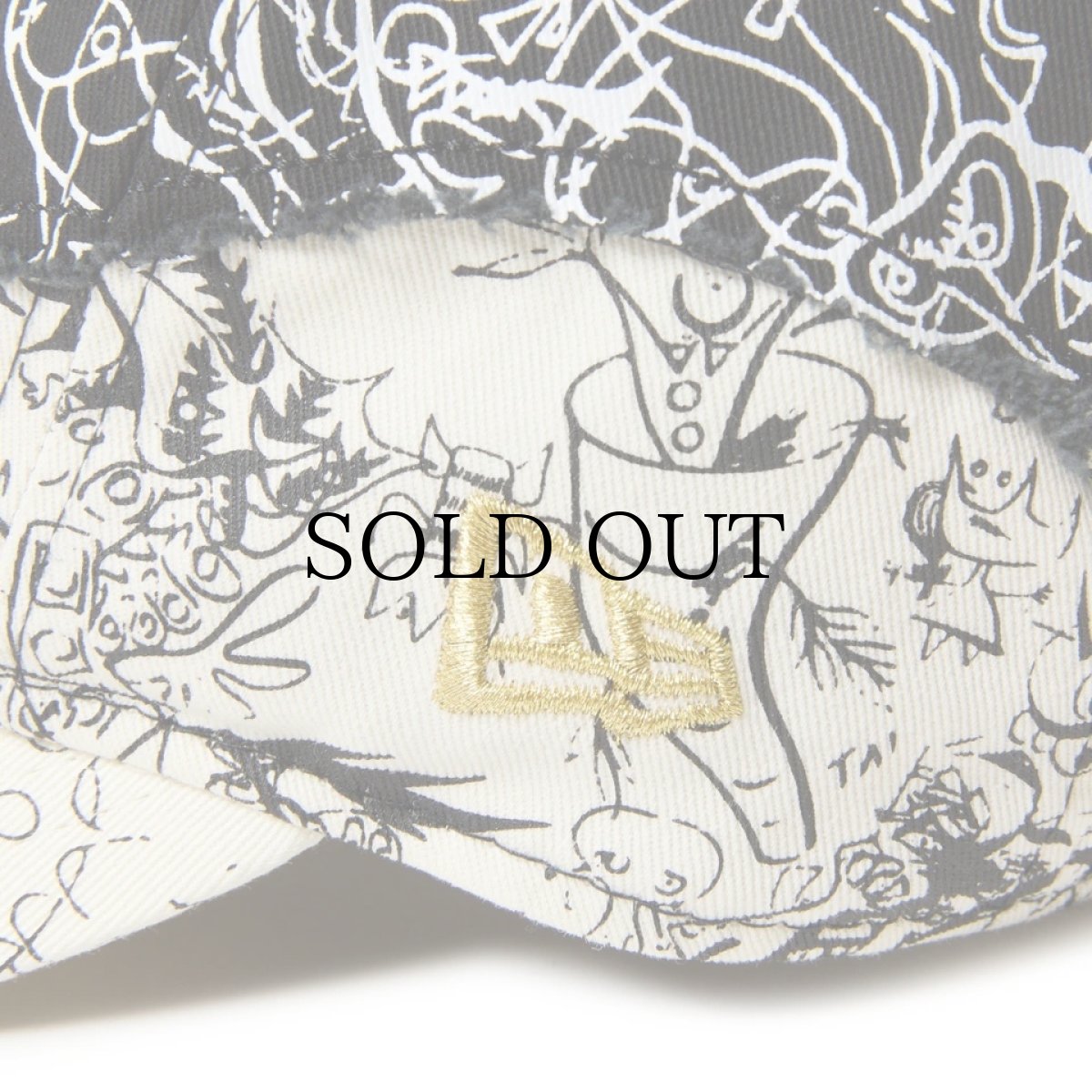 画像8: NEW ERA / 9THIRTY TARO OKAMOTO 岡本太郎 バイザー ブラック/クロームホワイト (8)