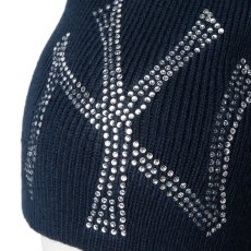 画像2: NEW ERA / ベーシック ビーニー Rhinestone ビッグロゴ ニューヨーク・ヤンキース (2)