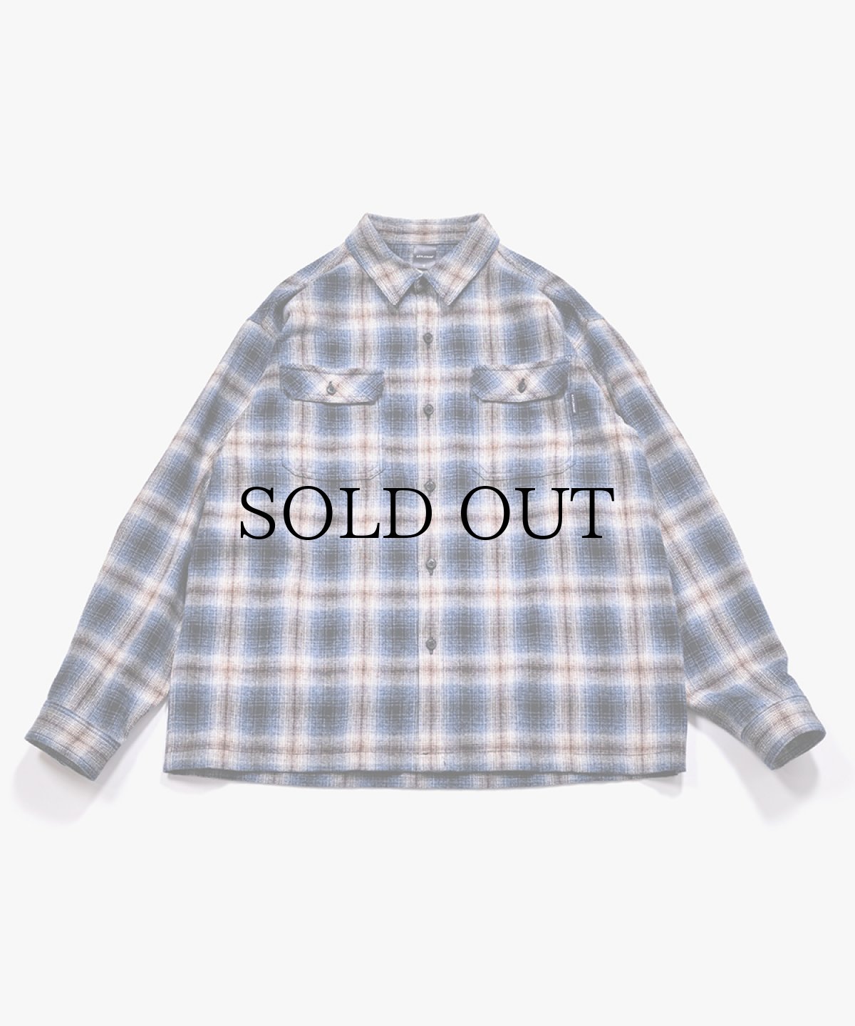 画像1: APPLEBUM(アップルバム) / Melange Check Nel Shirt (1)