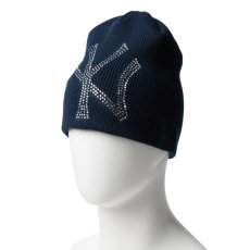 画像4: NEW ERA / ベーシック ビーニー Rhinestone ビッグロゴ ニューヨーク・ヤンキース (4)
