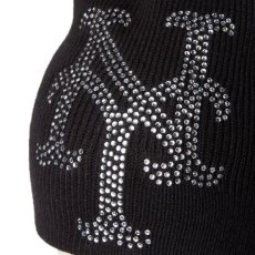 画像2: NEW ERA / ベーシック ビーニー Rhinestone ビッグロゴ ニューヨーク・メッツ (2)