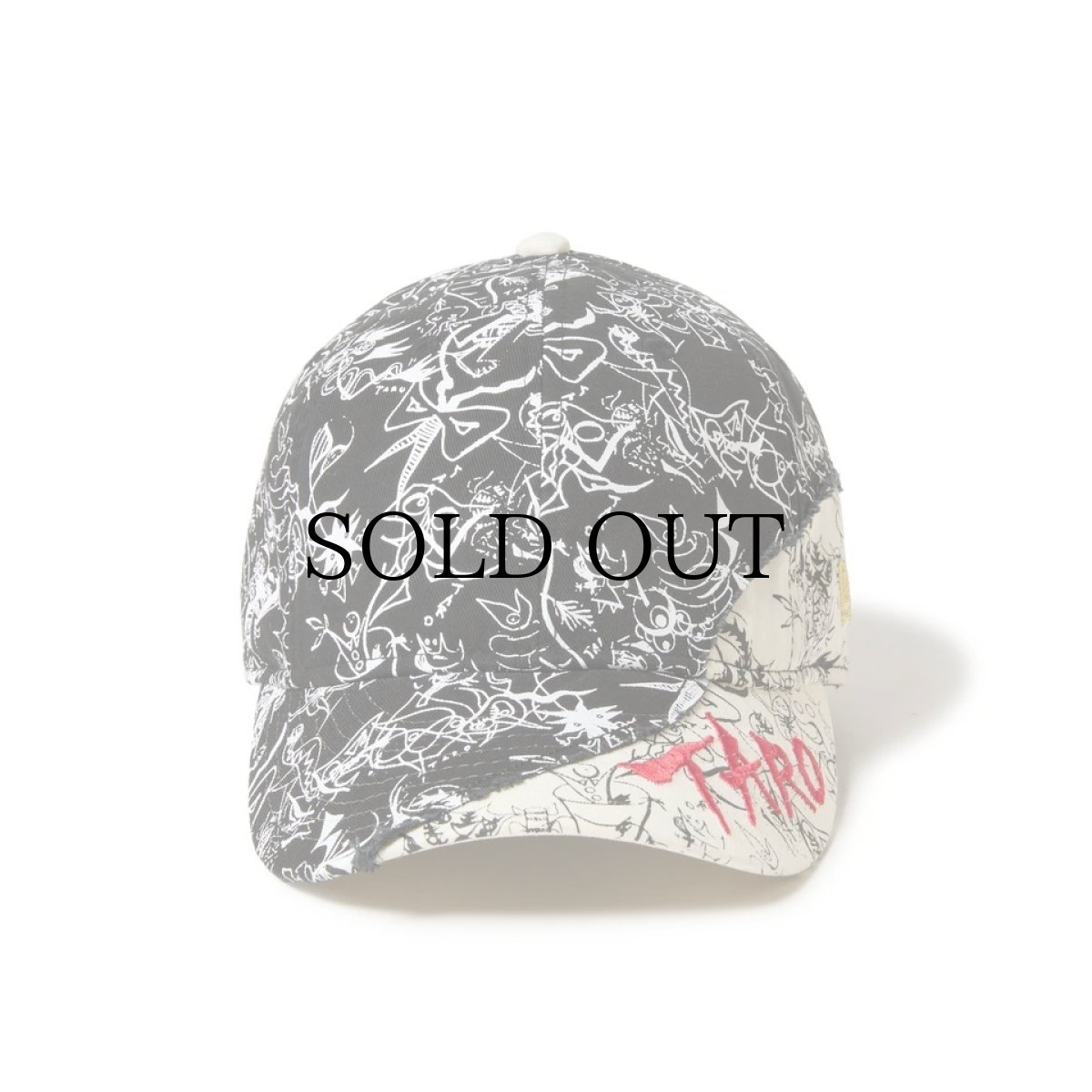 画像2: NEW ERA / 9THIRTY TARO OKAMOTO 岡本太郎 バイザー ブラック/クロームホワイト (2)