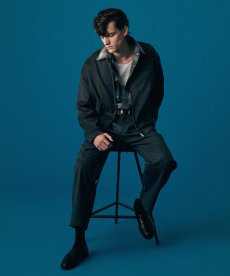 画像9: CALEE(キャリー) / PINSTRIPE TUCK WIDE SLACKS (9)