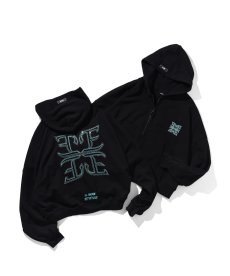 画像1: EL REIGN(エルレイン) / 【LIMITED】FRAGMENT RHINESTONE SHORT HOODIE (1)
