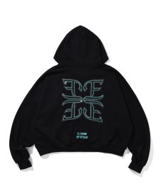 画像2: EL REIGN(エルレイン) / 【LIMITED】FRAGMENT RHINESTONE SHORT HOODIE (2)
