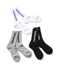 画像1: LFYT(ラファイエット) / Lafayette LOGO CREW SOCKS (1)