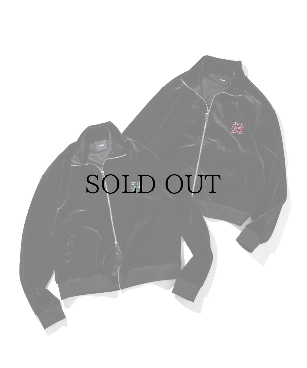 画像1: EL REIGN(エルレイン) / FRAGMENT LOGO VELOA JACKET (1)