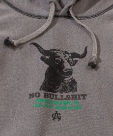 画像2: ACAPULCO GOLD(アカプルコゴールド) / NO BULLSHIT PULLOVER HOODED SWEATSHIRT (WORN WASHED EFFECT) (2)