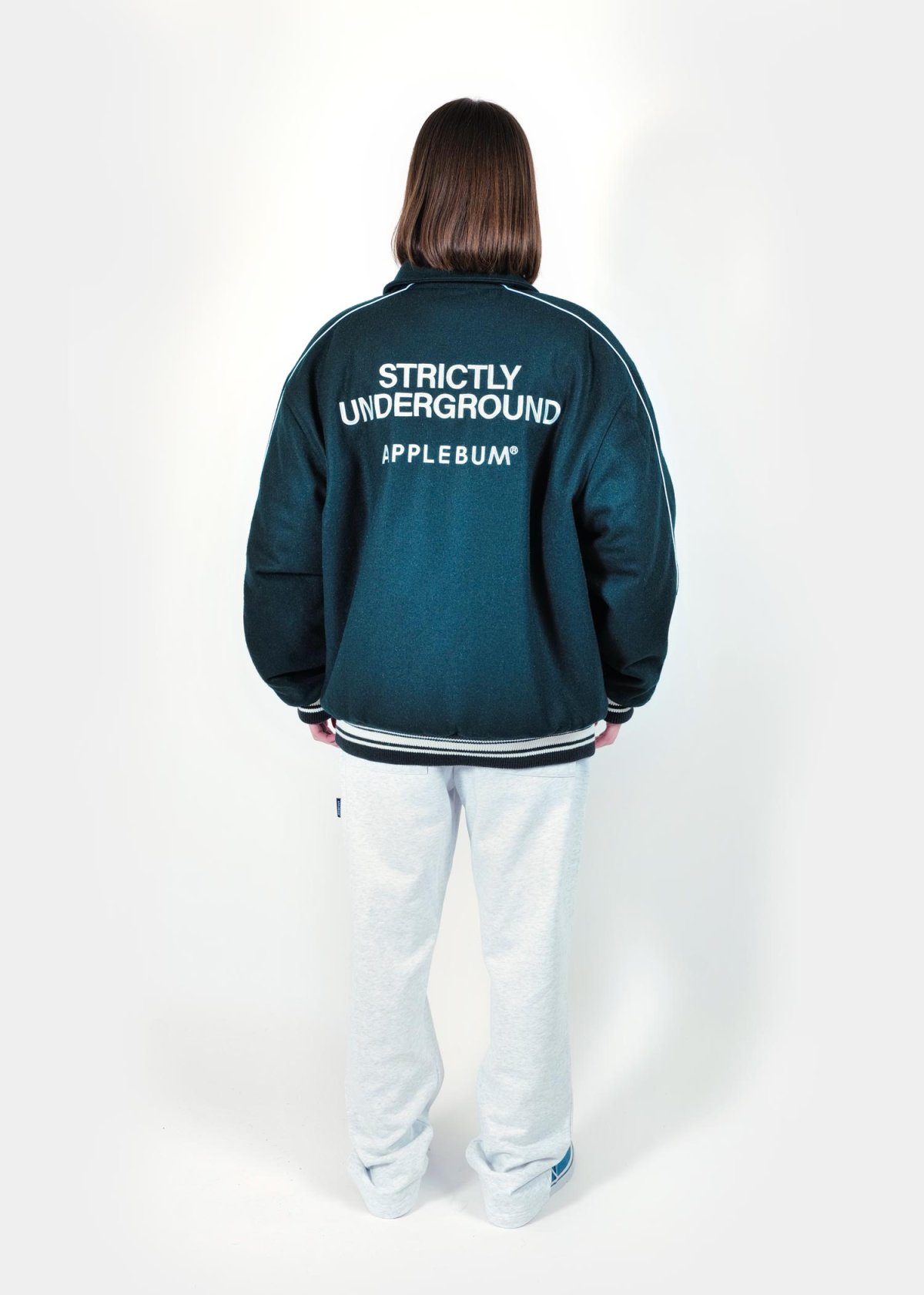 画像17: APPLEBUM(アップルバム) / Collared Melton Stadium Jacket (17)