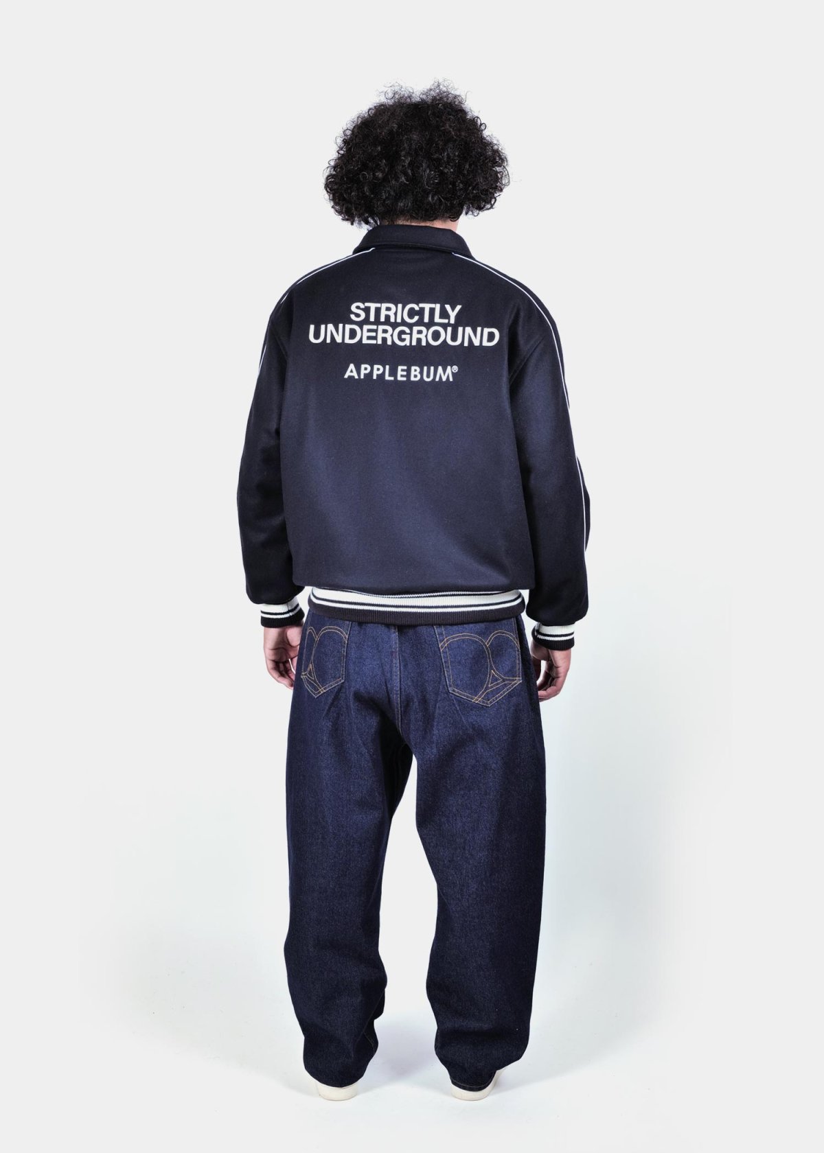 画像14: APPLEBUM(アップルバム) / Collared Melton Stadium Jacket (14)