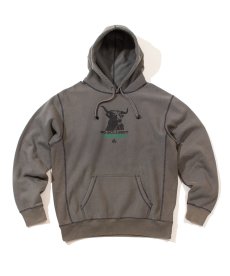 画像3: ACAPULCO GOLD(アカプルコゴールド) / NO BULLSHIT PULLOVER HOODED SWEATSHIRT (WORN WASHED EFFECT) (3)