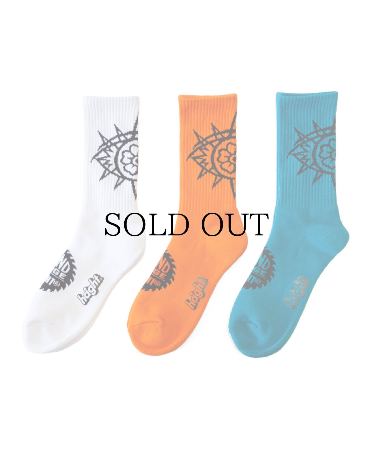 画像1: HAIGHT / ALL SEEING EYE SOCKS ft. GRINDLODGE (1)
