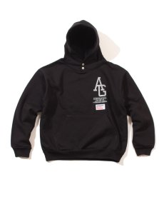 画像1: ACAPULCO GOLD(アカプルコゴールド) / REFLECTIVE AG SIGNATURE SNAP HOODED SWEATSHIRT (1)