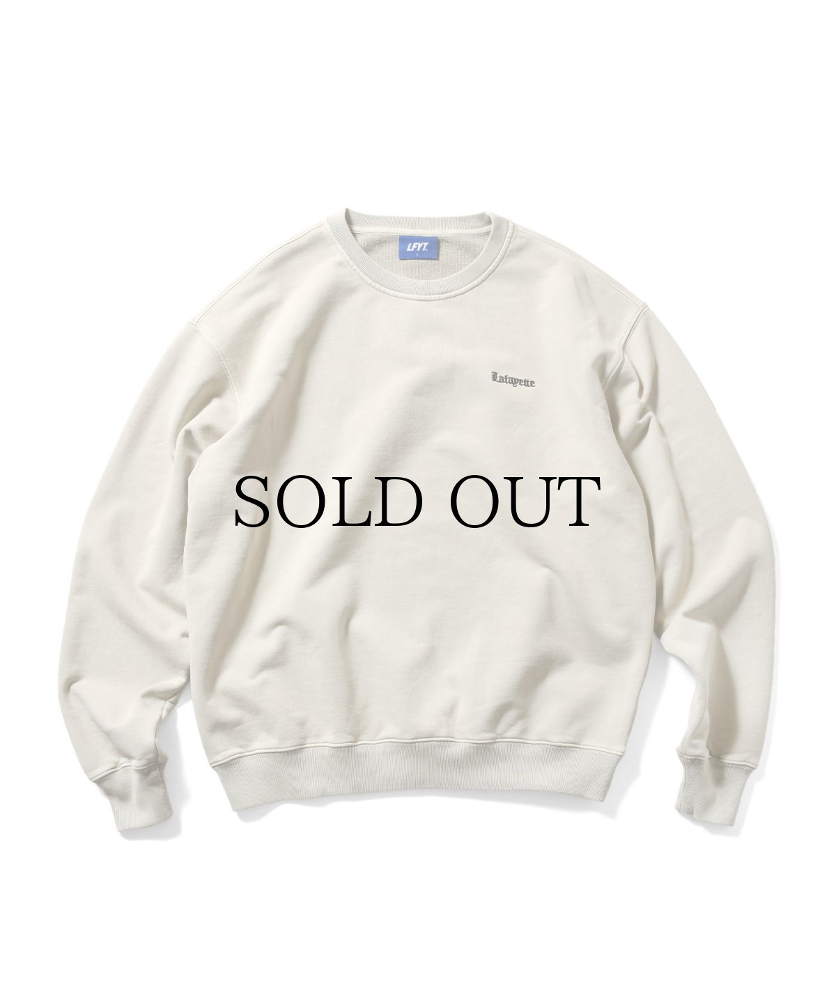画像4: 【40%OFF】LFYT(ラファイエット) / OLD ENGLISH PIGMENT CREWSWEAT (4)