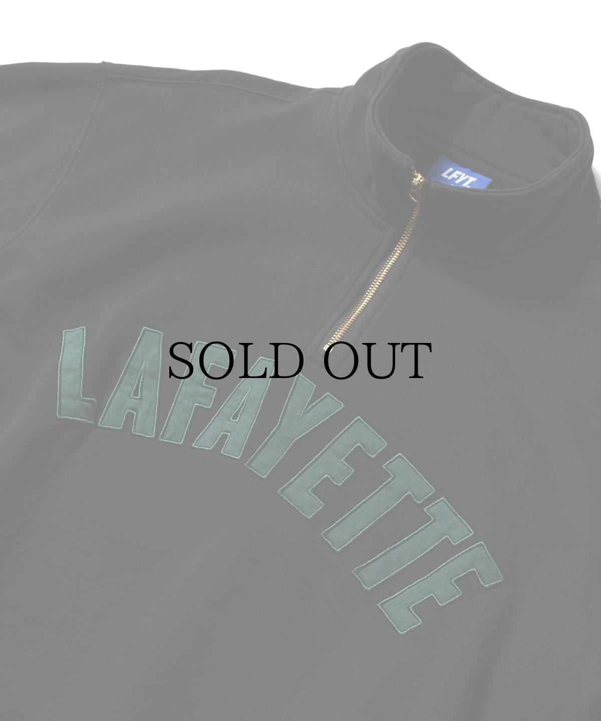 画像8: 【30%OFF】LFYT(ラファイエット) / ARCH LOGO HALFZIP SWEATSHIRT (8)