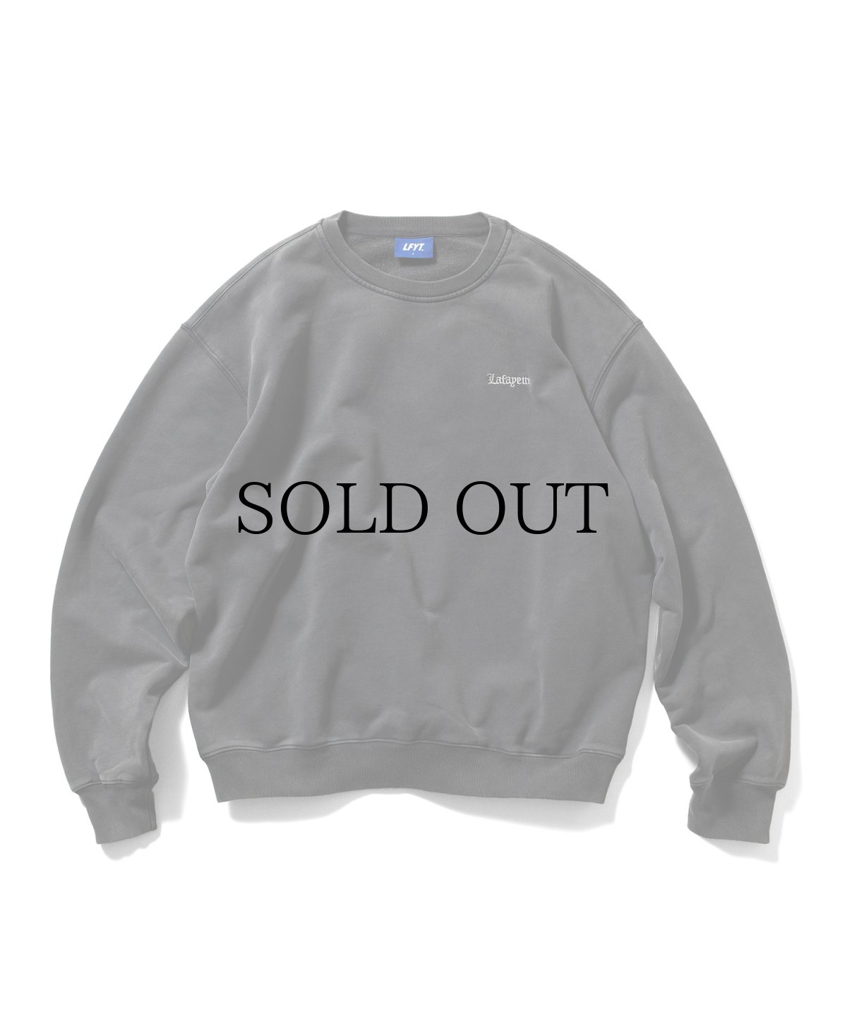 画像2: 【40%OFF】LFYT(ラファイエット) / OLD ENGLISH PIGMENT CREWSWEAT (2)