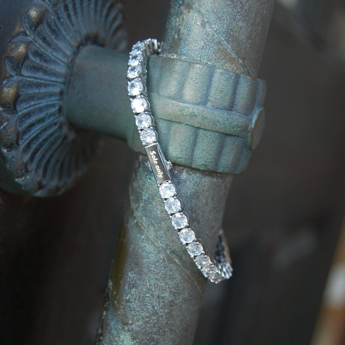 画像3: $ole only(ソールオンリー) / s925シルバー CZダイヤ テニスチェーン ネックレス 4mm 7inch (3)