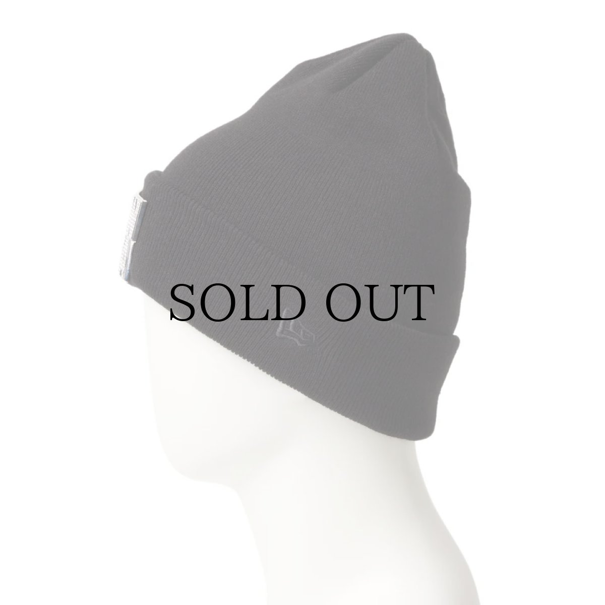 画像6: NEW ERA / ベーシック カフニット Rhinestone Badge スクエアロゴ (6)