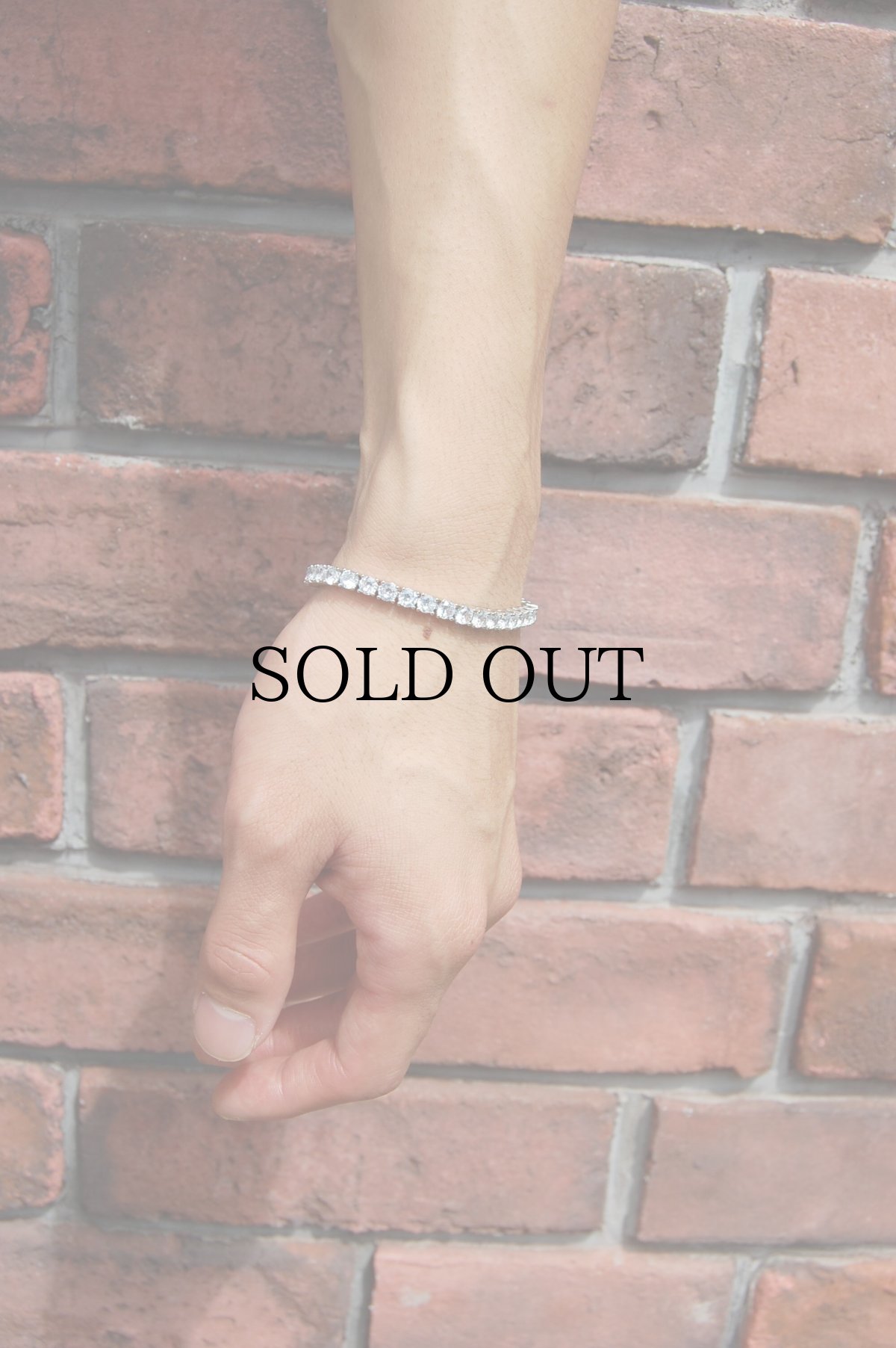 画像4: $ole only(ソールオンリー) / S925 Silver CZ Diamond Tennis Chain bracelet (4)