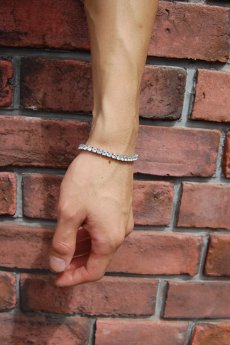 画像4: $ole only(ソールオンリー) / s925シルバー CZダイヤ テニスチェーン ネックレス 4mm 7inch (4)