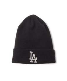 画像1: NEW ERA / ベーシック カフニット Rhinestone Badge ロサンゼルス・ドジャース (1)