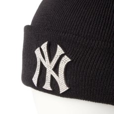 画像2: NEW ERA / ベーシック カフニット Rhinestone Badge ニューヨーク・ヤンキース (2)