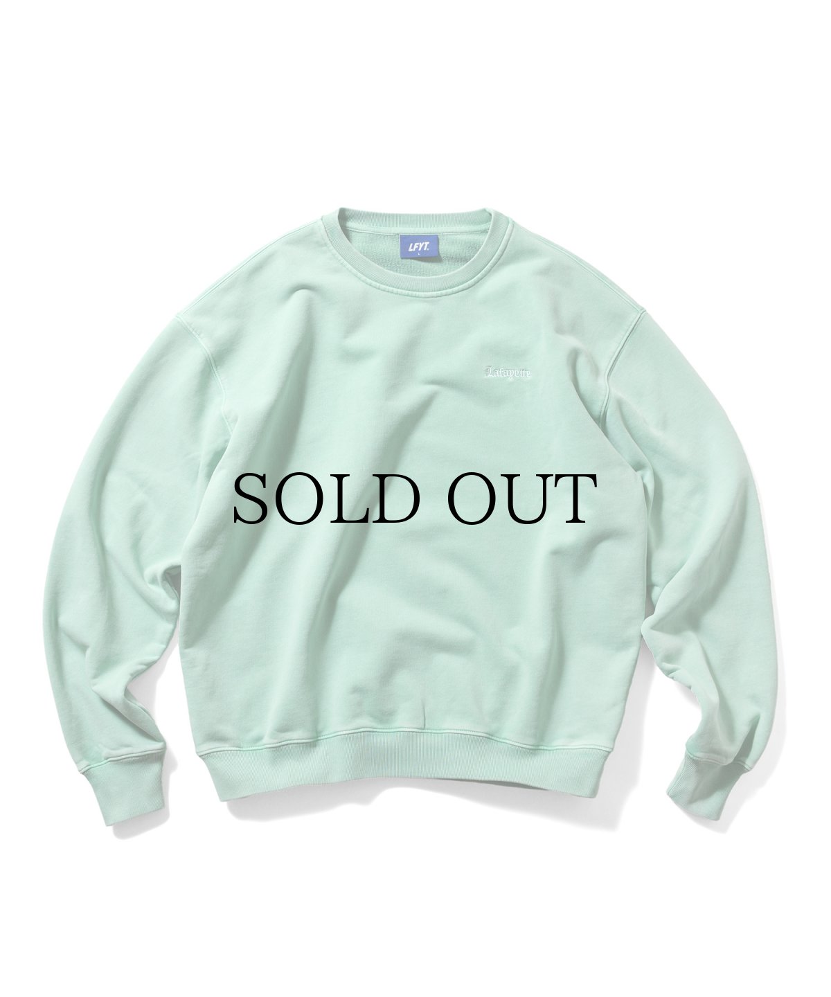 画像5: 【40%OFF】LFYT(ラファイエット) / OLD ENGLISH PIGMENT CREWSWEAT (5)