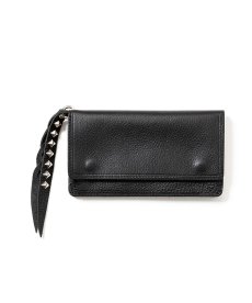画像1: CALEE(キャリー) / PLANE LEATHER LONG WALLET ＜STUDS CHARM＞ (1)