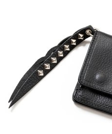 画像4: CALEE(キャリー) / PLANE LEATHER LONG WALLET ＜STUDS CHARM＞ (4)