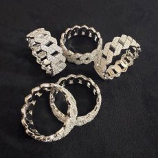 画像4: $ole only(ソールオンリー) / s925 Silver Twist Chain Design Ring (4)