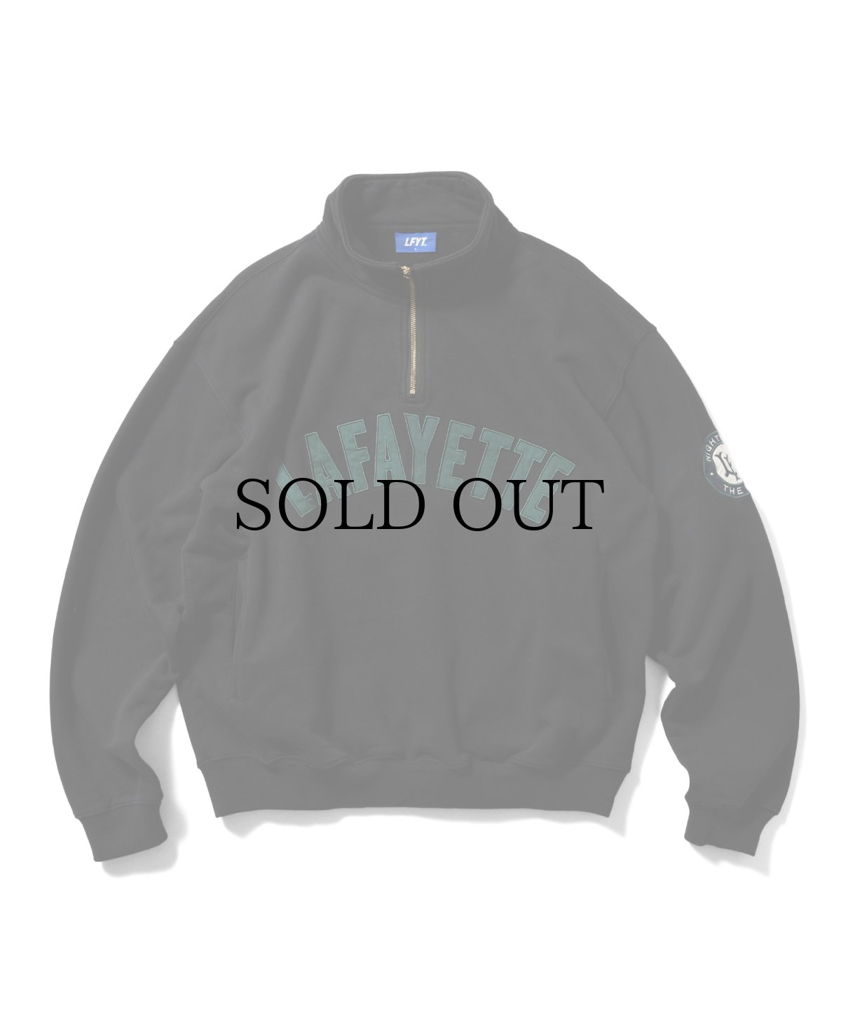 画像2: 【30%OFF】LFYT(ラファイエット) / ARCH LOGO HALFZIP SWEATSHIRT (2)