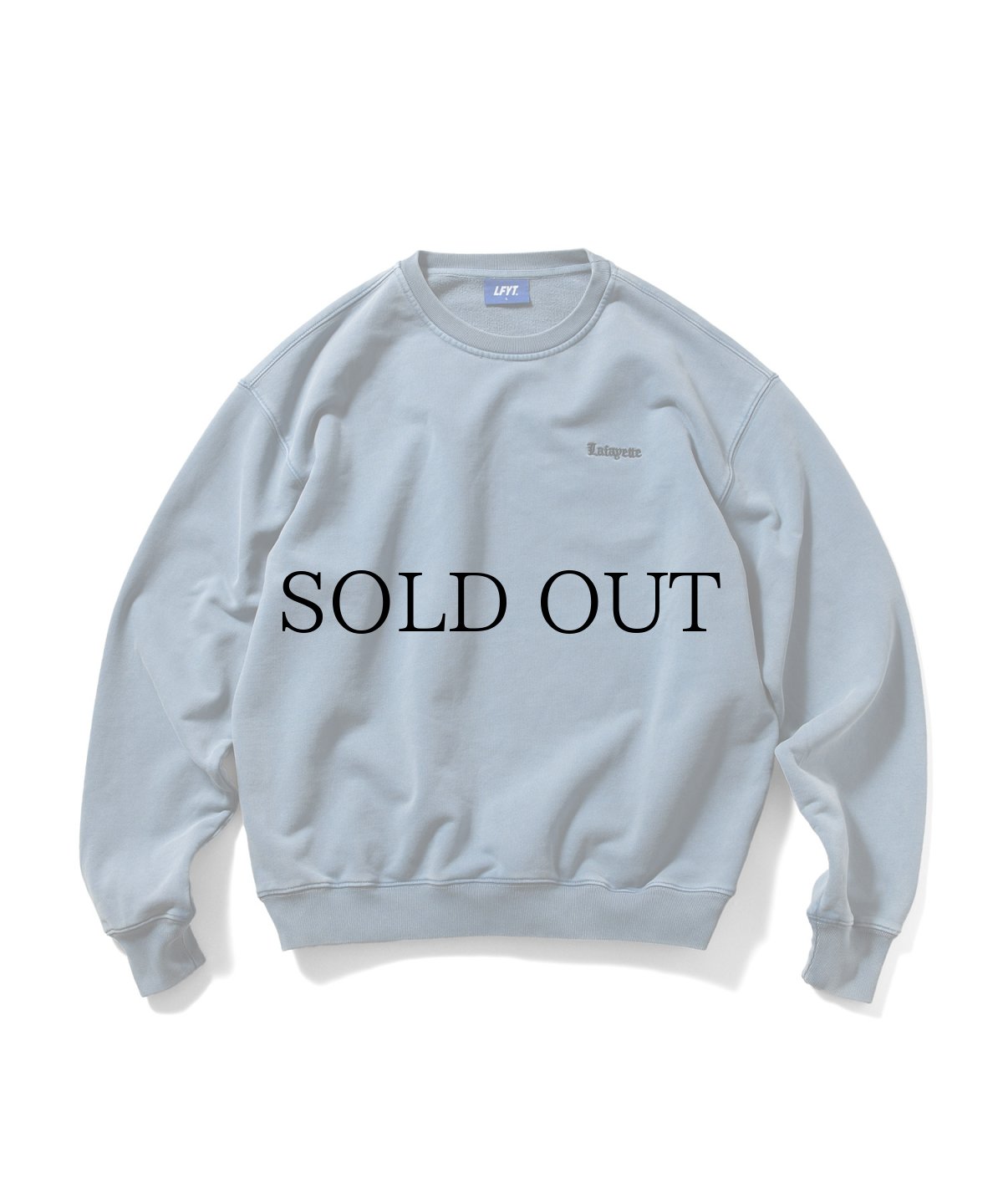 画像3: 【40%OFF】LFYT(ラファイエット) / OLD ENGLISH PIGMENT CREWSWEAT (3)
