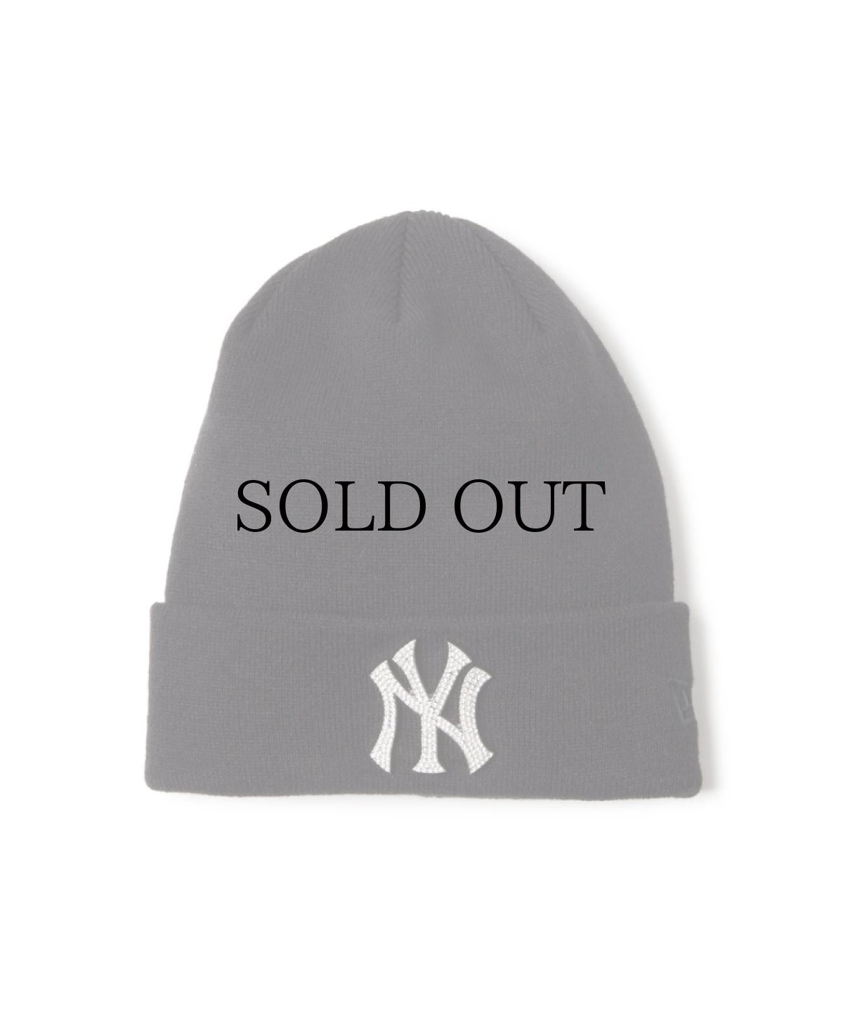 画像1: NEW ERA / ベーシック カフニット Rhinestone Badge ニューヨーク・ヤンキース (1)