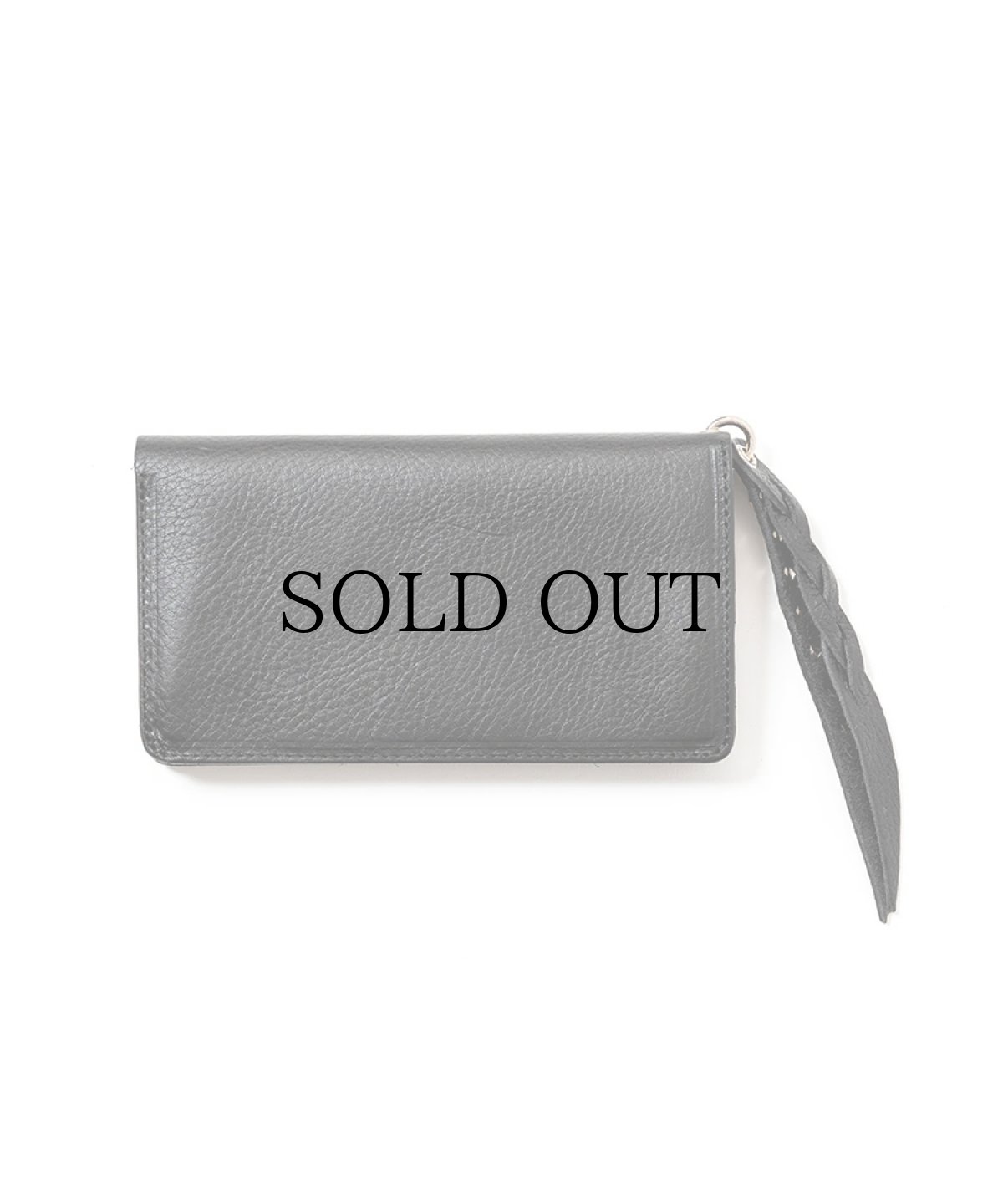 画像2: CALEE(キャリー) / PLANE LEATHER LONG WALLET ＜STUDS CHARM＞ (2)