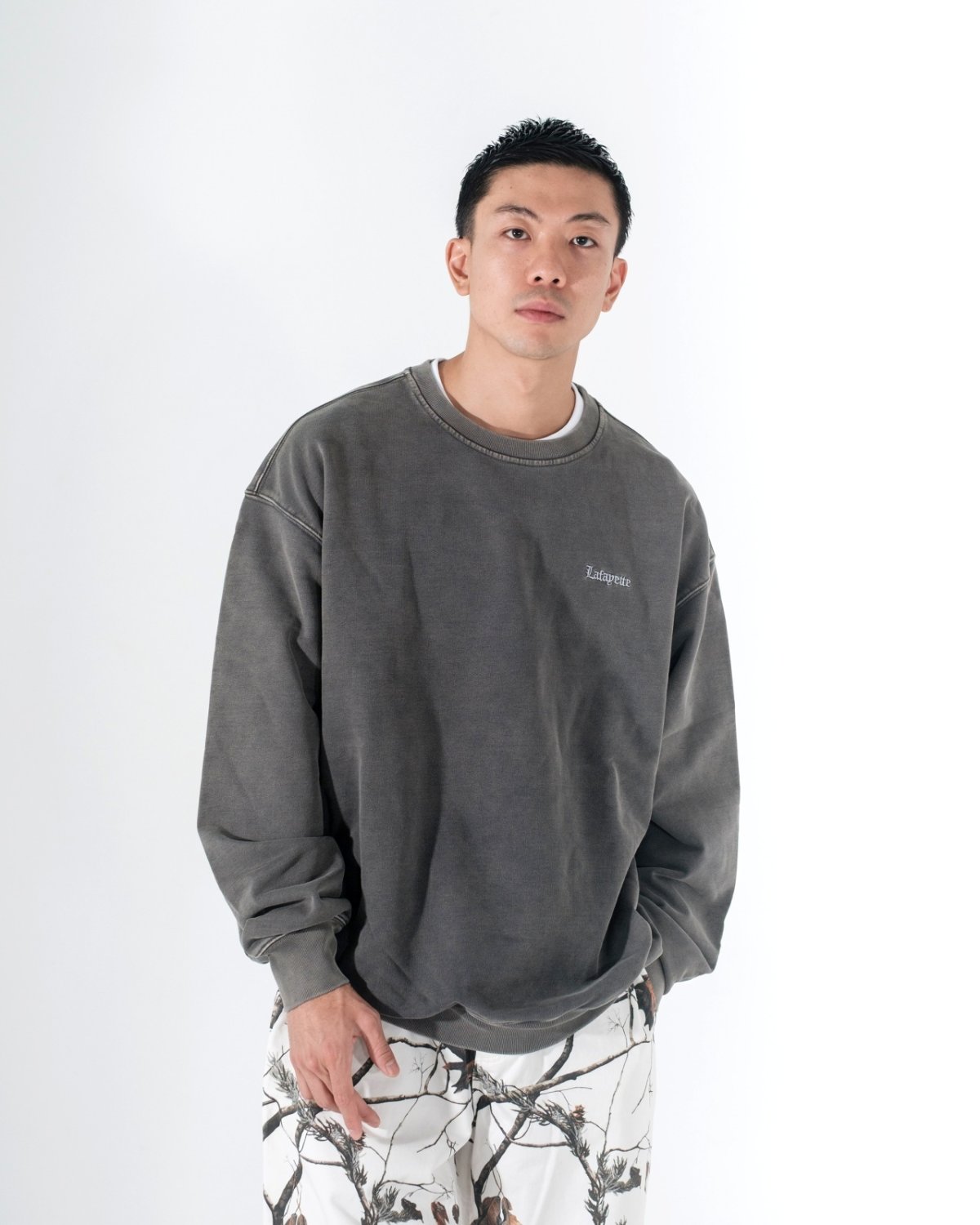 画像14: LFYT(ラファイエット) / OLD ENGLISH PIGMENT CREWSWEAT (14)
