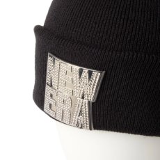 画像2: NEW ERA / ベーシック カフニット Rhinestone Badge スクエアロゴ (2)
