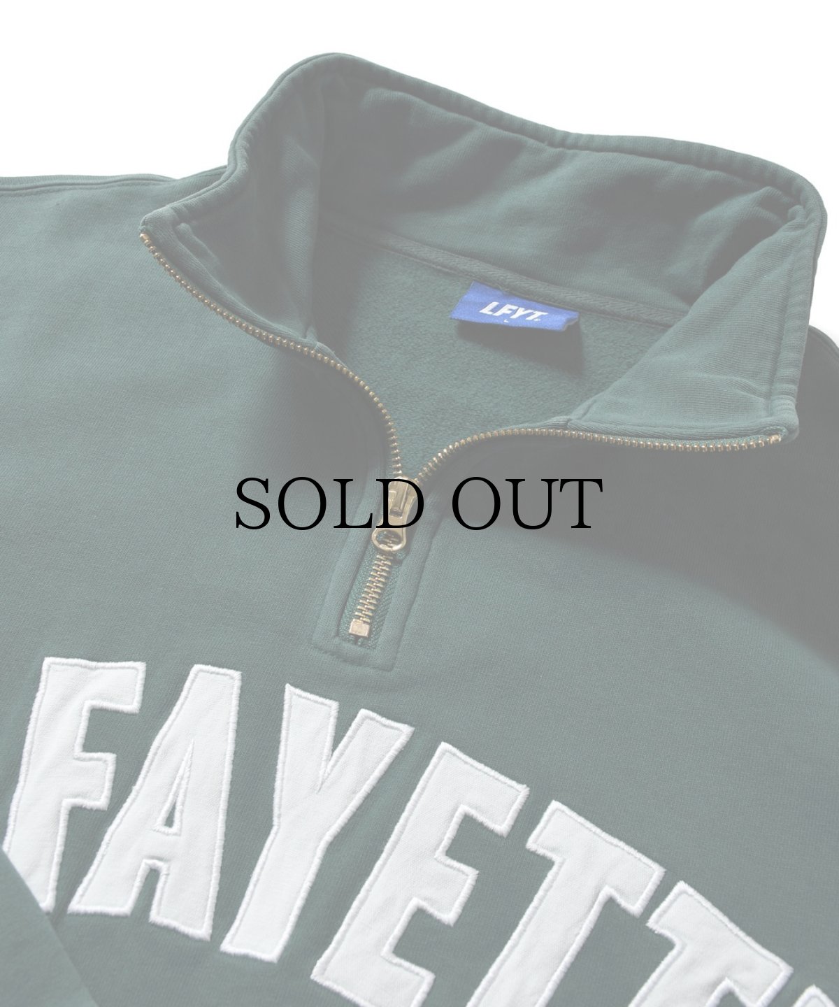 画像13: 【30%OFF】LFYT(ラファイエット) / ARCH LOGO HALFZIP SWEATSHIRT (13)