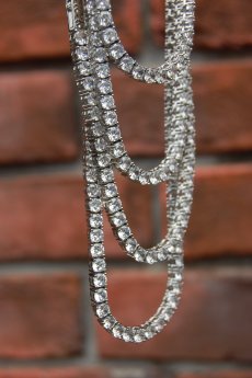 画像8: $ole only(ソールオンリー) / s925シルバー CZダイヤ テニスチェーン ネックレス 4mm 18inch (8)