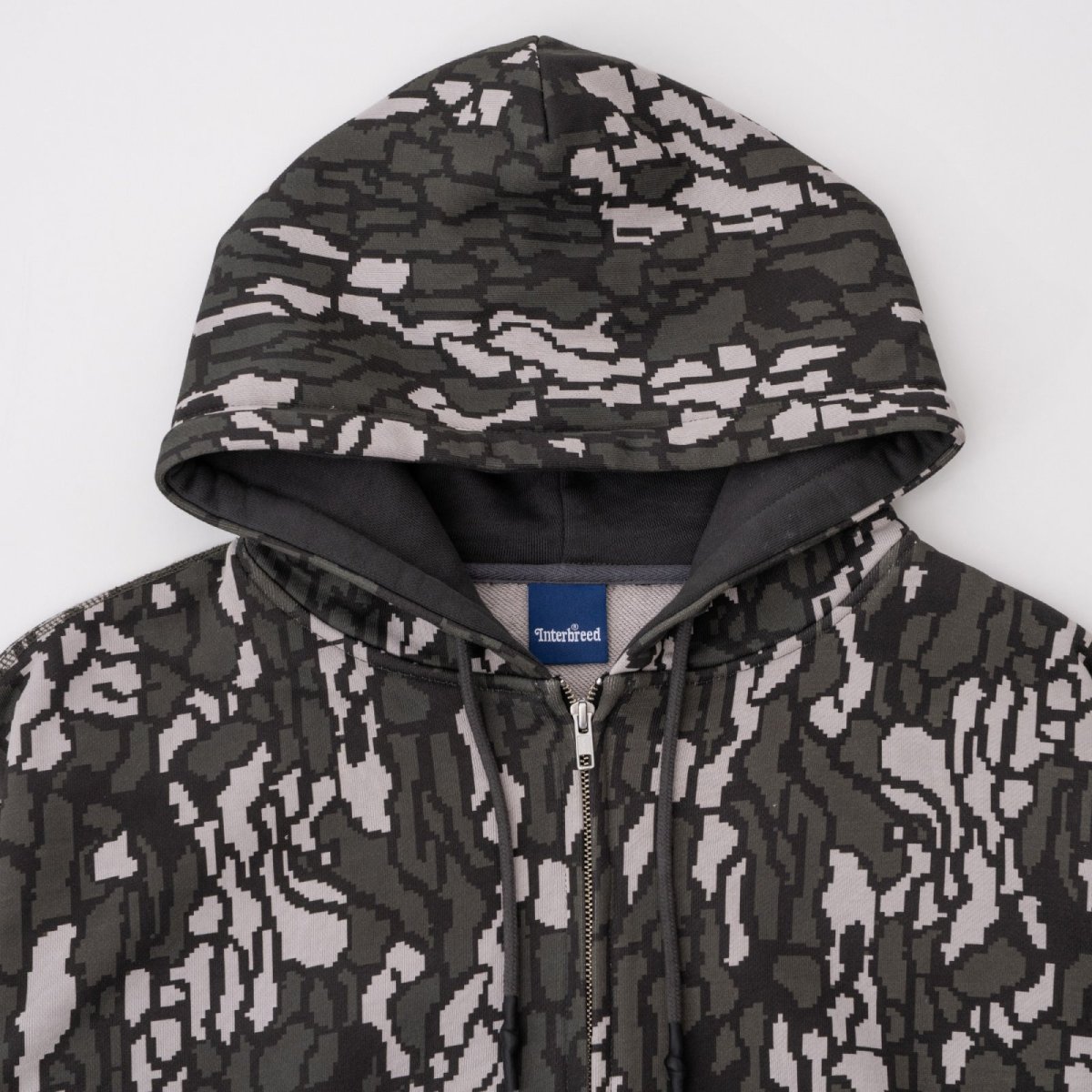 画像10: INTERBREED(インターブリード) / Camouflage Heavy Weight Zip Hoodie (10)