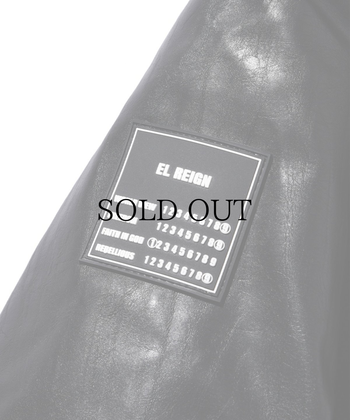 画像4: EL REIGN(エルレイン) / BLACK FAR LEATHER PUFFER JACKET (4)