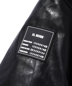 画像4: EL REIGN(エルレイン) / BLACK FAR LEATHER PUFFER JACKET (4)