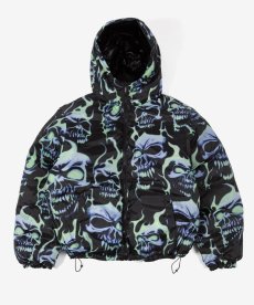 画像1: WASTED PARIS / SKULL PUFFER JACKET (1)