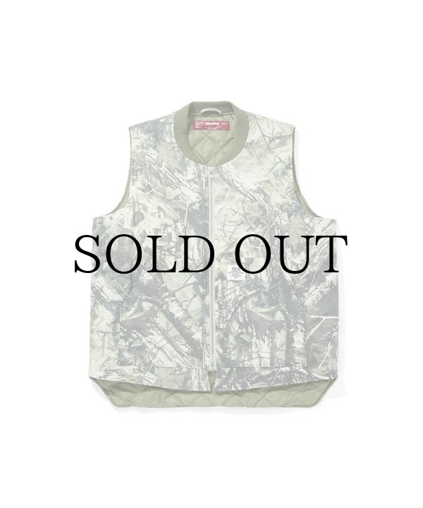 HIDEANDSEEK(ハイドアンドシーク) ベスト Camo Zip Work Vest HJ