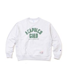 画像3: ACAPULCO GOLD(アカプルコゴールド) / ARCH LOGO CREWNECK SWEATSHIRT (3)
