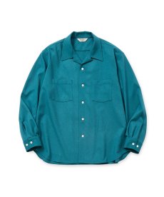 画像4: CALEE(キャリー) / "BLATANT LOCALISM" OPEN COLLAR ROUND L/S SH (4)