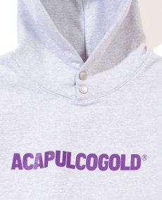 画像8: ACAPULCO GOLD(アカプルコゴールド) / LINEAR SIGNATURE SNAP HOODED SWEATSHIRT (8)