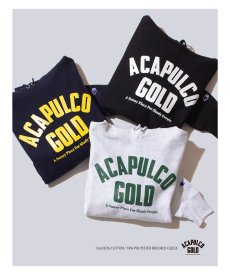 画像1: ACAPULCO GOLD(アカプルコゴールド) / ARCH LOGO HOODED SWEATSHIRT (1)